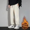 Chenille thickened long pants for men in the 2022 autumn and winter season, corduroy loose sport pants for casual and warm men's sweatpants trend details Picture